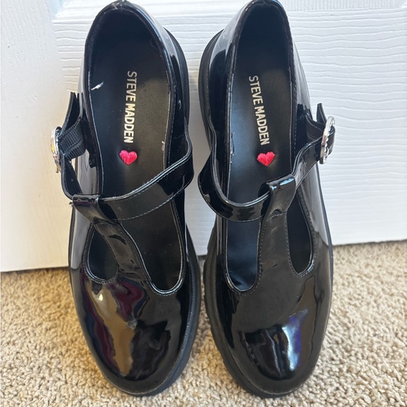 Steve Madden Other - Steve Madden Suzey Black Patent Leather Mary Jane Shoes - Size 4